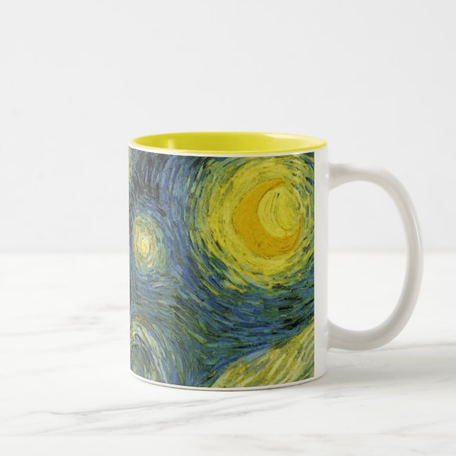 Tasse personnalisable de nuit étoilée (Droit)