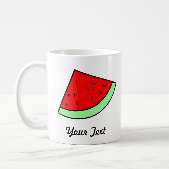 Tasse personnalisable de pastèque (Gauche)