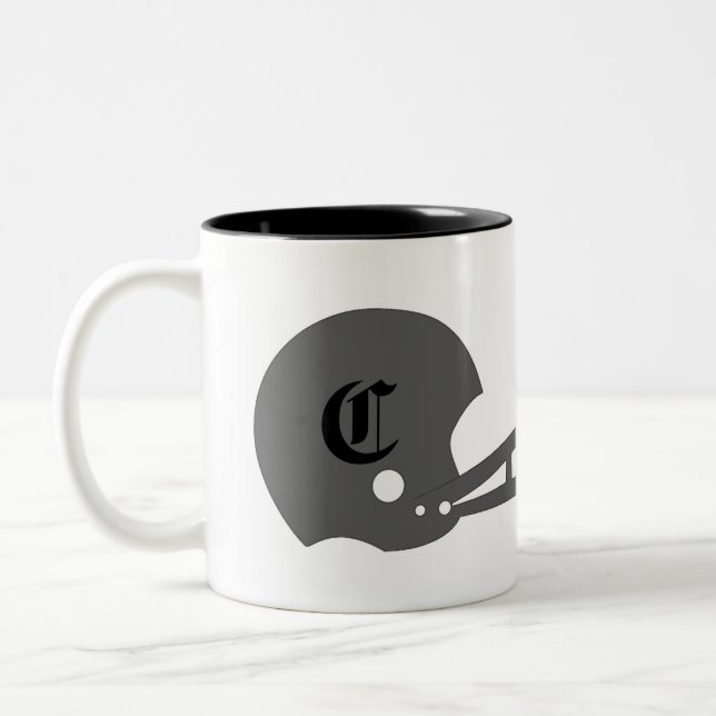 Tasse personnalisable du football d'imaginaire (Gauche)