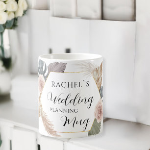 Tasse personnalisable - planification de mariage
