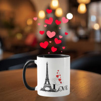 Tasse personnalisée Amour et Monument