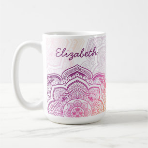 Tasse personnalisée Auri Mandala 15 oz