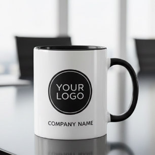 Tasse personnalisée avec logo d'entreprise   Entre