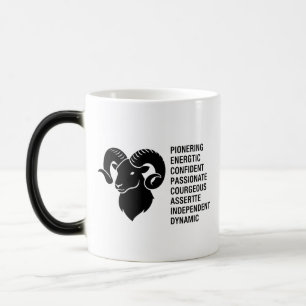Tasse personnalisée avec nom et signe du zodiaque