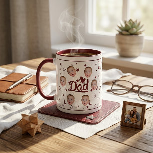 Tasse personnalisée avec photo de bébé pour papa
