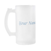 Tasse personnalisée bleue de Lotus