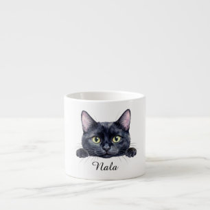 Tasse Personnalisée Chat Noir Mug Café Personnal