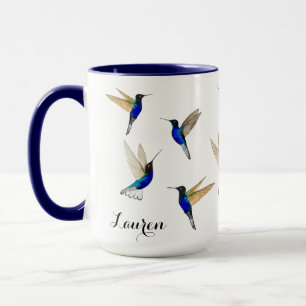 Tasse personnalisée Colibris