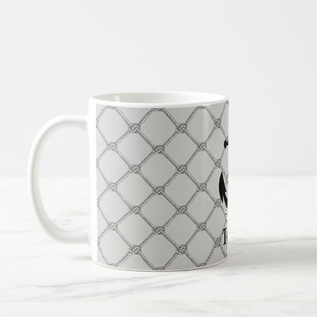 Tasse personnalisée d'Ancre (Gauche)