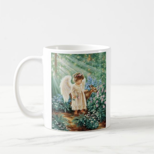 Tasse personnalisée d'ange (Gauche)