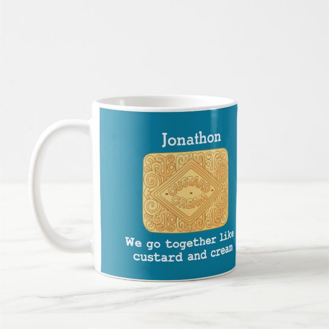 Tasse personnalisée de biscuit d'ami (Gauche)
