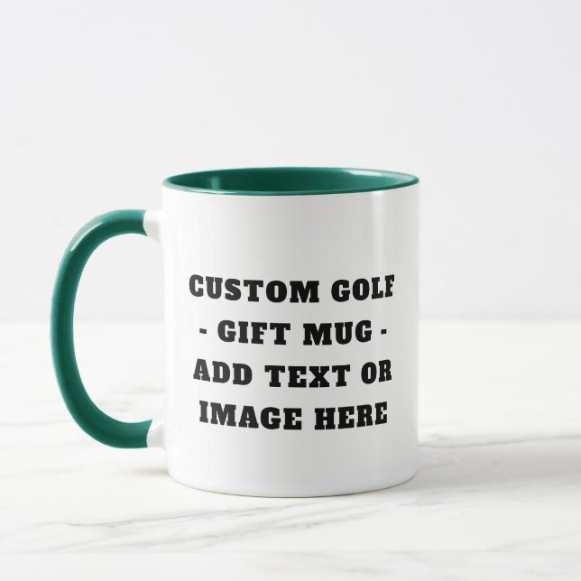 Tasse personnalisée de citation drôle de golf - Ca (Gauche)