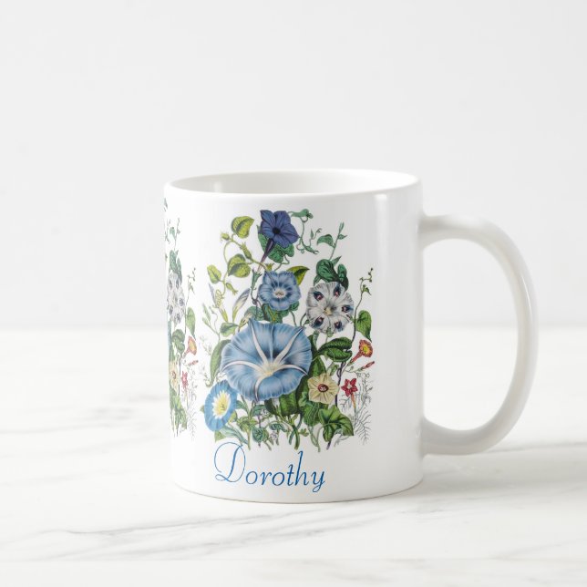 Tasse personnalisée de gloires de matin (Droite)