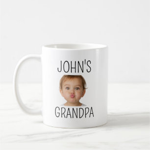 Tasse personnalisée de grand-père avec photo drôle
