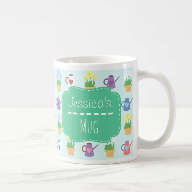 Tasse personnalisée de jardin (Droite)