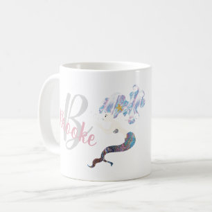Tasse personnalisée de jolie sirène