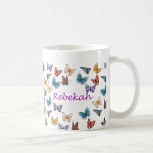 Tasse personnalisée de papillon - Rebekah