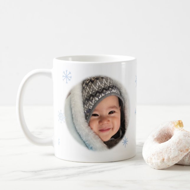 Tasse personnalisée de photo avec la photo (Avec donut)