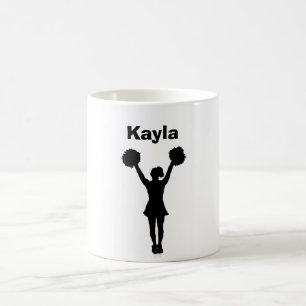 Tasse personnalisée de "pom-pom girl"
