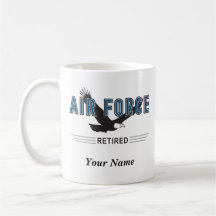 Tasse personnalisée de retraité de l'Armée de