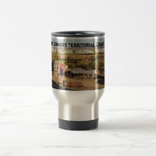 Tasse personnalisée de voyage - quatre coins