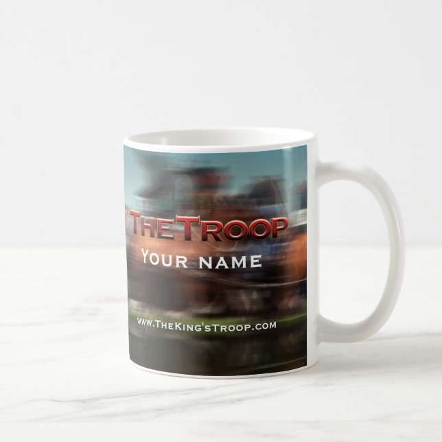 Tasse personnalisée de Windsor de film de troupe (Droite)