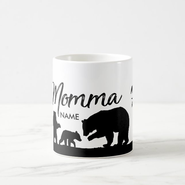 Tasse personnalisée d'ours de mamans (Centre)
