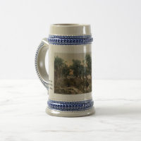 Tasse personnalisée en grès pour la bière de Terre