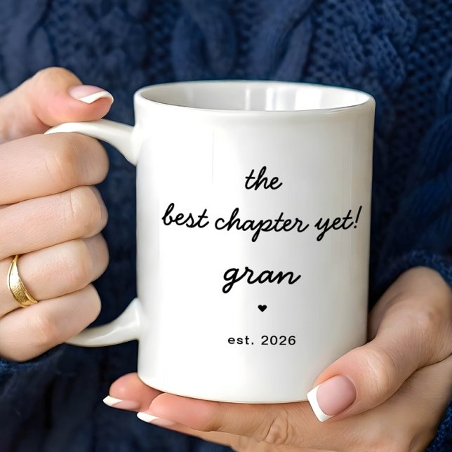 Tasse personnalisée Gran Meilleur Chapitre Jusqu'À (Créateur téléchargé)