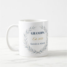 Tasse personnalisée Grand-père depuis. Mug, année