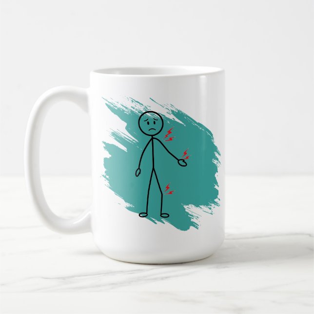 Tasse Personnalisée Humour Douleur Articulaire Aut (Gauche)