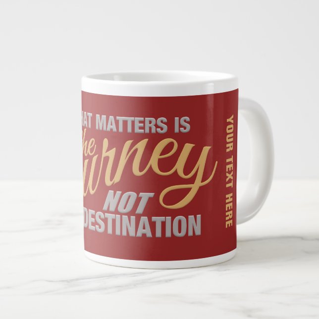 Tasse personnalisée JOURNEY (Devant droit)