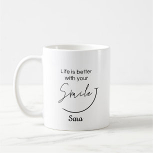 Tasse personnalisée La vie est meilleure avec votr