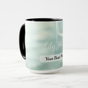 Tasse personnalisée Lily Hope Curve