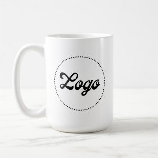 Tasse personnalisée logo promotionnel blanc classi