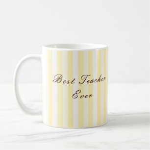 Tasse personnalisée Meilleur Professeur que j'aie