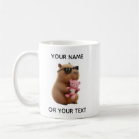 Tasse Personnalisée Ourson Capybara Cool