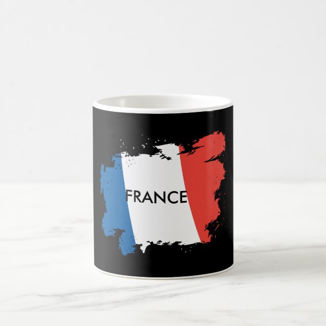 Tasse personnalisée par drapeau de la France (Centre)