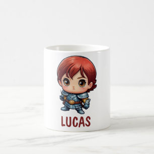 Tasse personnalisée pour enfants Chevalier de la B