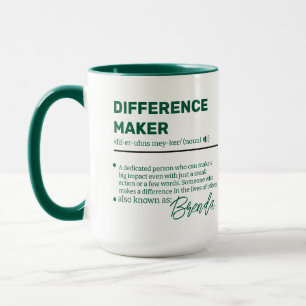 Tasse personnalisée pour Faiseur de Différence, Ap
