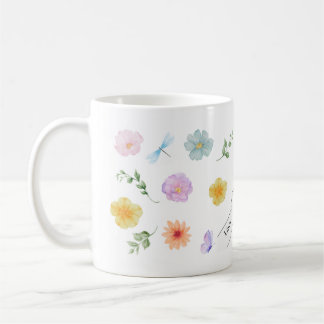 Tasse personnalisée pour maman avec empreintes de