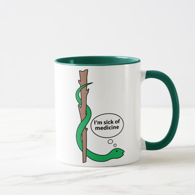 Tasse Personnel drôle d'Asclepius (Droite)