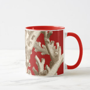 Tasse Petit corail en rouge