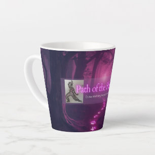 Tasse petit latte Pied Plat chemin