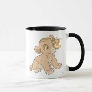 Tasse Petit papillon Lion King Simba sur le nez Disney
