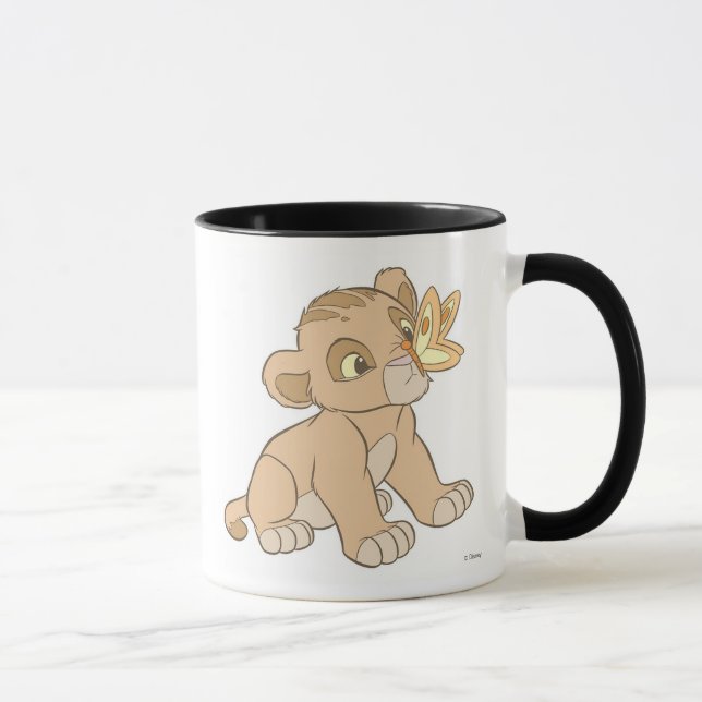 Tasse Petit papillon Lion King Simba sur le nez Disney (Droite)