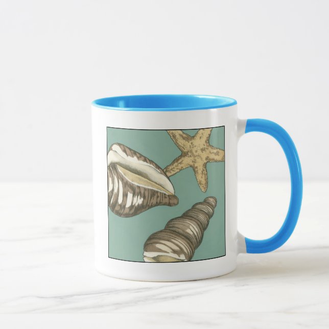Tasse Petit trio Shell Turquoise (Droite)