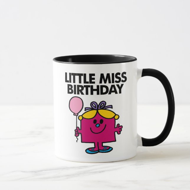 Tasse Petite Miss Anniversaire Avec Ballotte Rose (Droite)