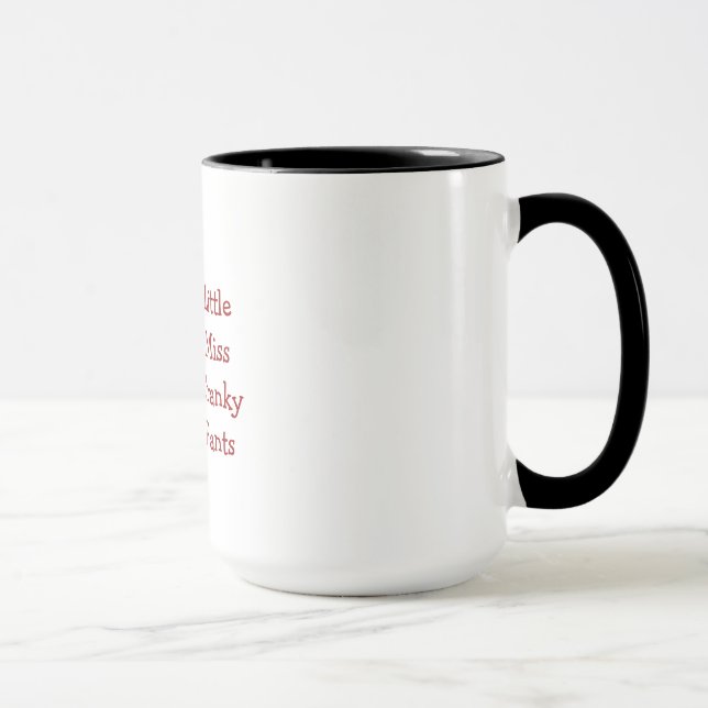 Tasse Petite Mlle Cranky Pants : Fille boudante : Art en (Droite)