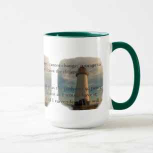 Tasse Phare de prière de sérénité